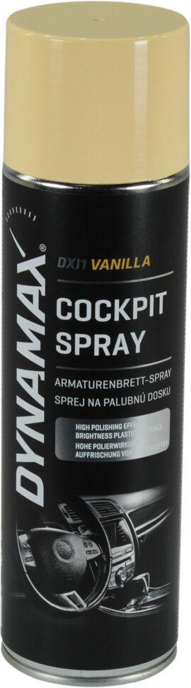 Полироль для пластика Dynamax Cockpit Spray Vanilla 500 мл (606137)