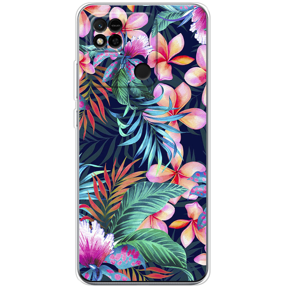 Чохол BoxFace Xiaomi Redmi 10A flowers in the tropics Прозорий силікон (44590-up1971-44590)