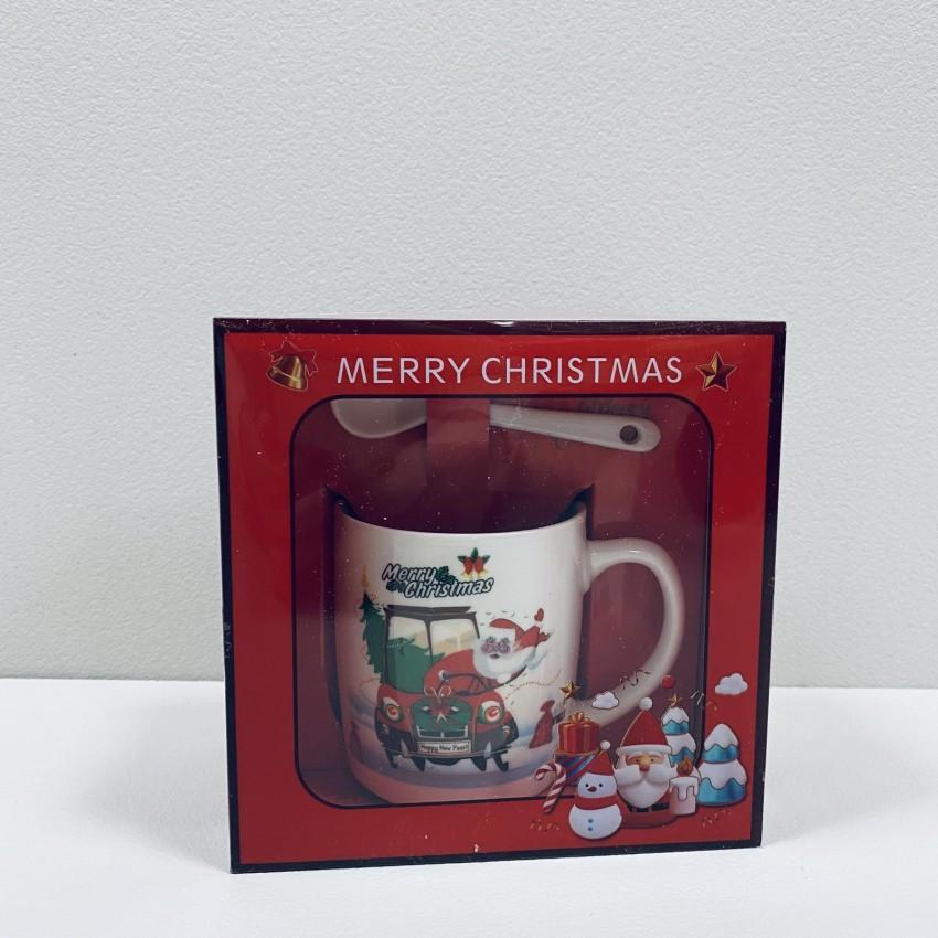 Чашка з ложкою Olens O8030-289 Новорічне асорті порцеляна 200 мл (2422776068) - фото 2 Чашка з ложкою Olens O8030-289 Новорічне асорті порцеляна 200 мл (2422776068) - фото 2