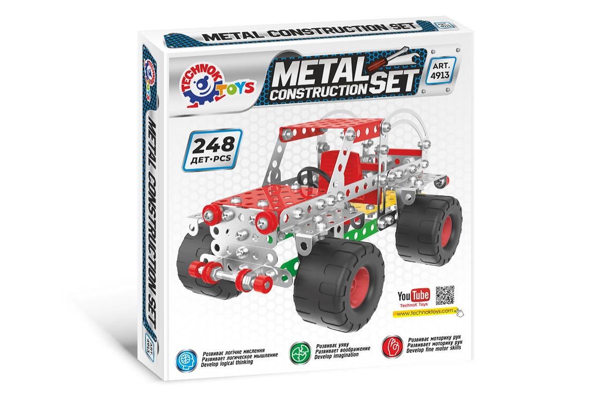 Конструктор металевий ТехноК Позашляховик (4913) Конструктор металевий ТехноК Позашляховик (4913)