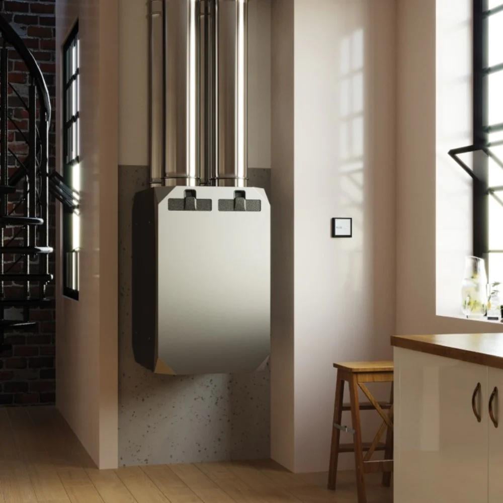 Вентиляционная установка центральная BSK NOTUS 350 V1 с рекуперацией тепла и предварительным нагревателем 1000 Вт (0950f6a4)