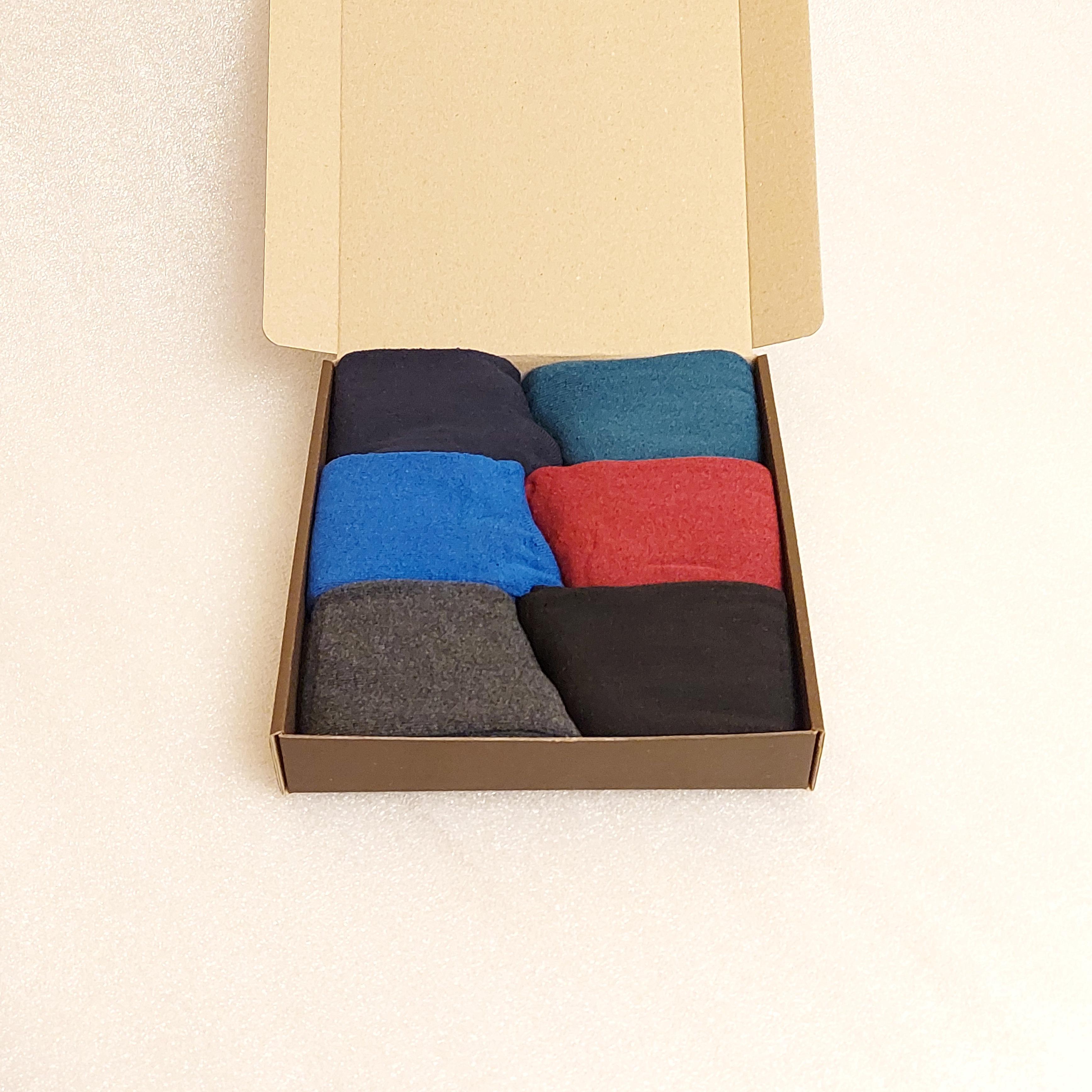 Набір шкарпетки жіночі зимові махрові Житомир Однотон 6 пар р. 40 Різнокольорові (0556)