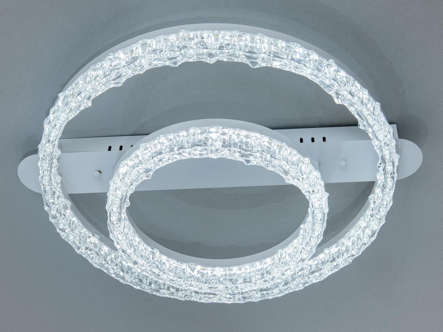 Люстра потолочная LED два кольца 72W Белый (MX78203/500+300WH)