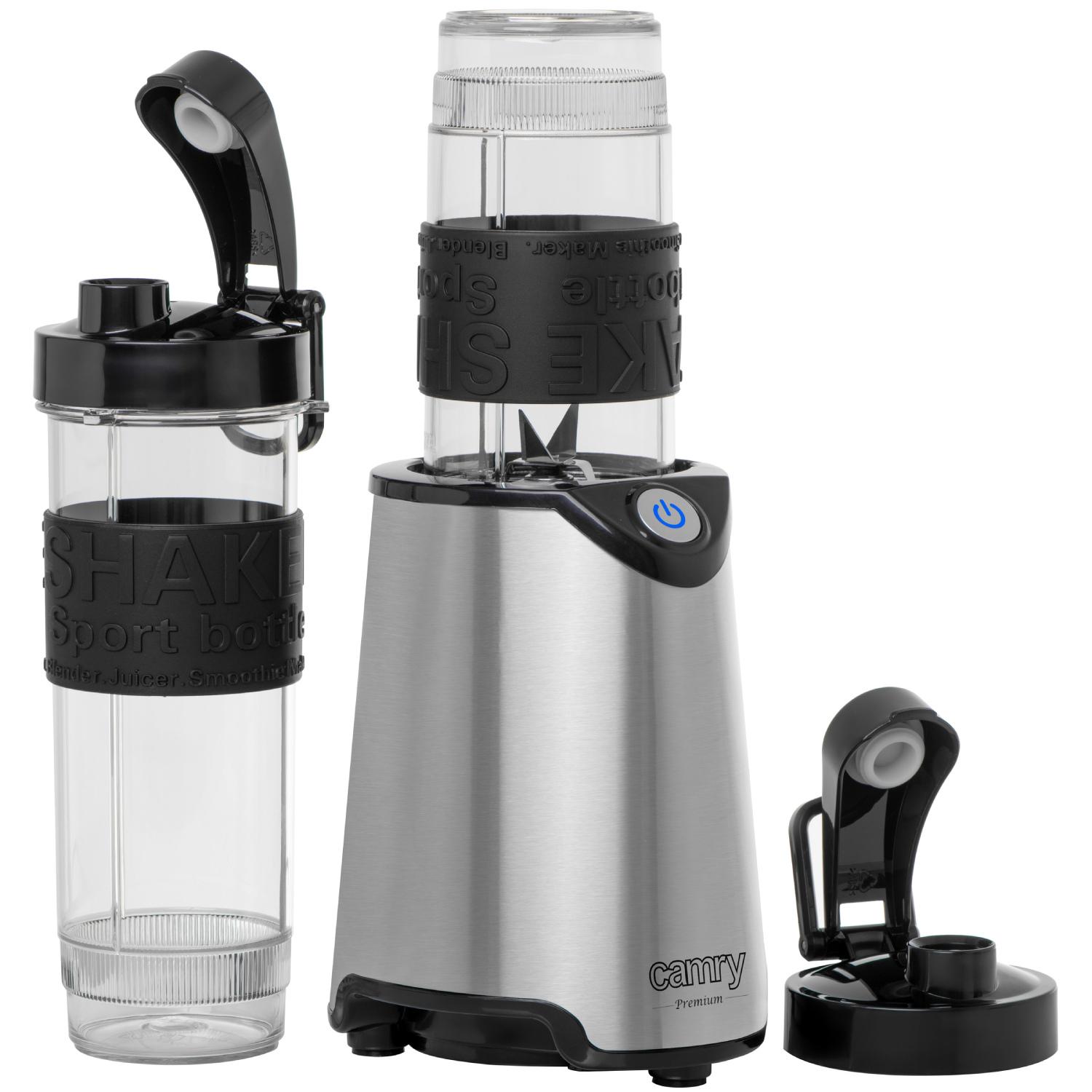 Блендер Camry CR 4069 inox 500W 2 скляні пляшки 570/400 мл Grey (CR4069I) Блендер Camry CR 4069 inox 500W 2 скляні пляшки 570/400 мл Grey (CR4069I)