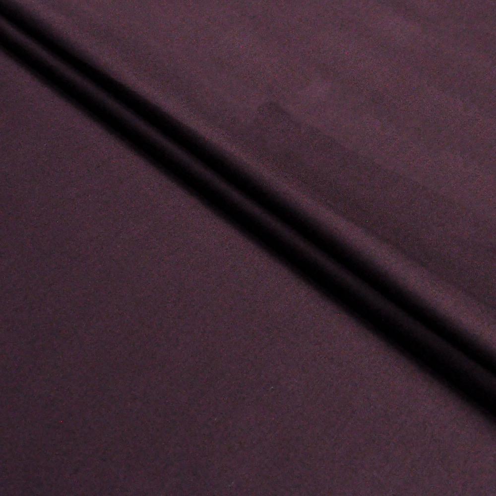 Ткань хлопок сатин S-096B однотон Темная слива (18913)