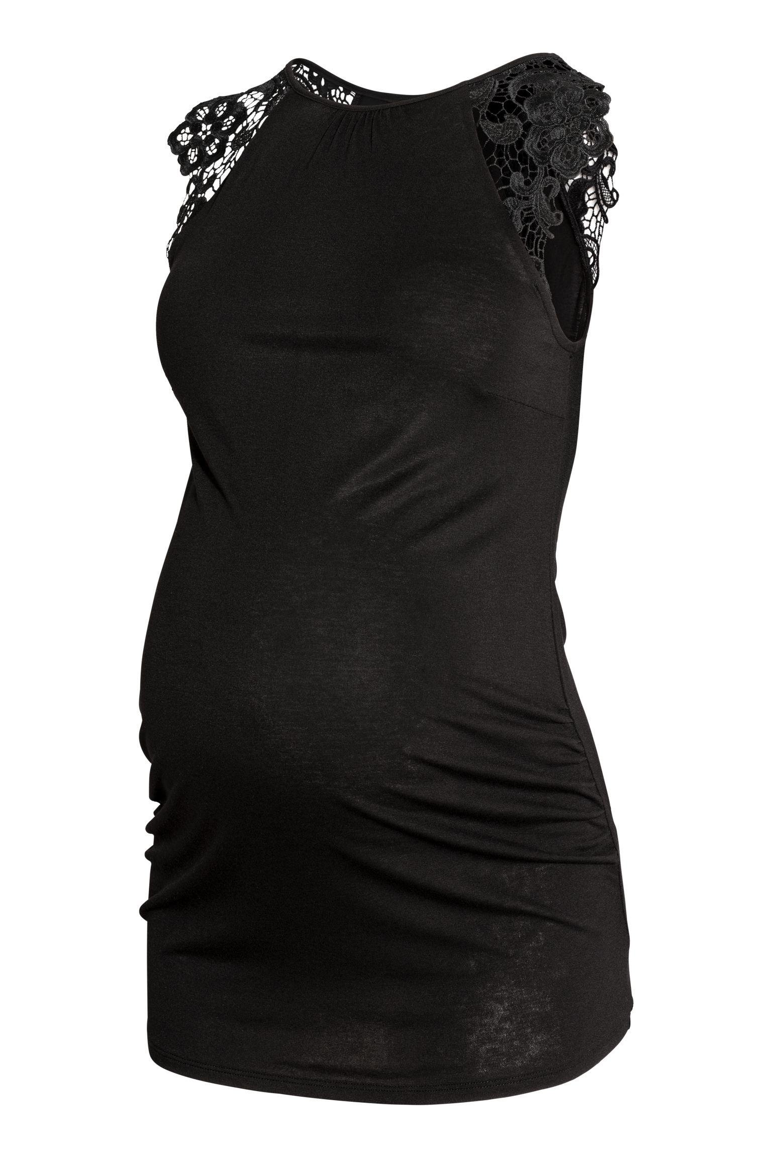 Майка женская для беременных XS Черный (5463546RP21)