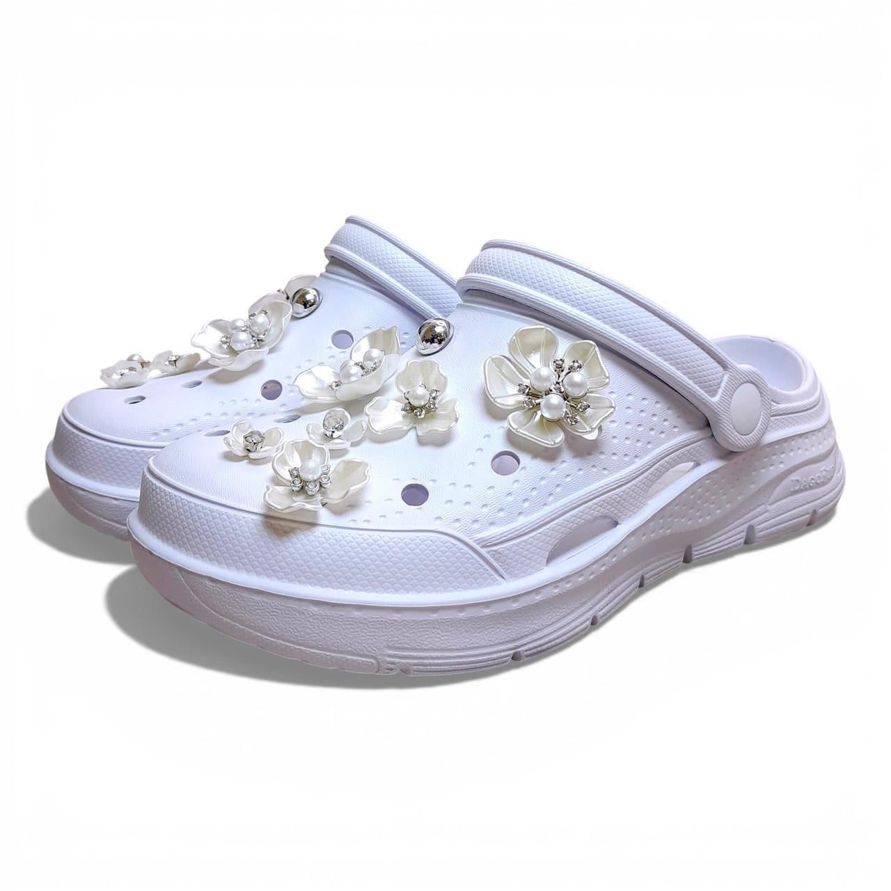 Сабо женские Dago Fit р. 39 25,5 см Белый (2922356495)