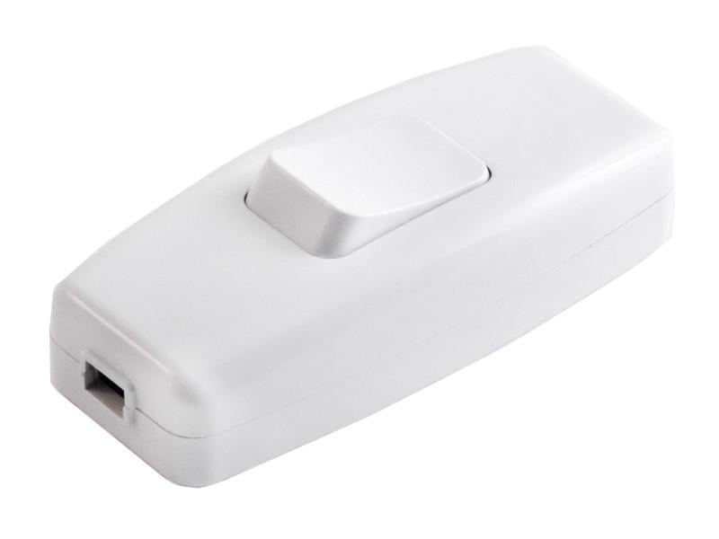 Выключатель Luxel для бра 6А Белый (1007)