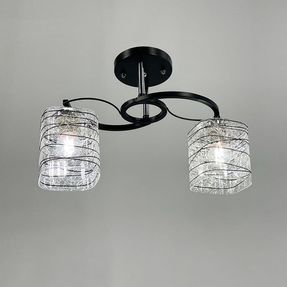Люстра потолочная Light House LNF-17504/2С BK Черный Люстра потолочная Light House LNF-17504/2С BK Черный