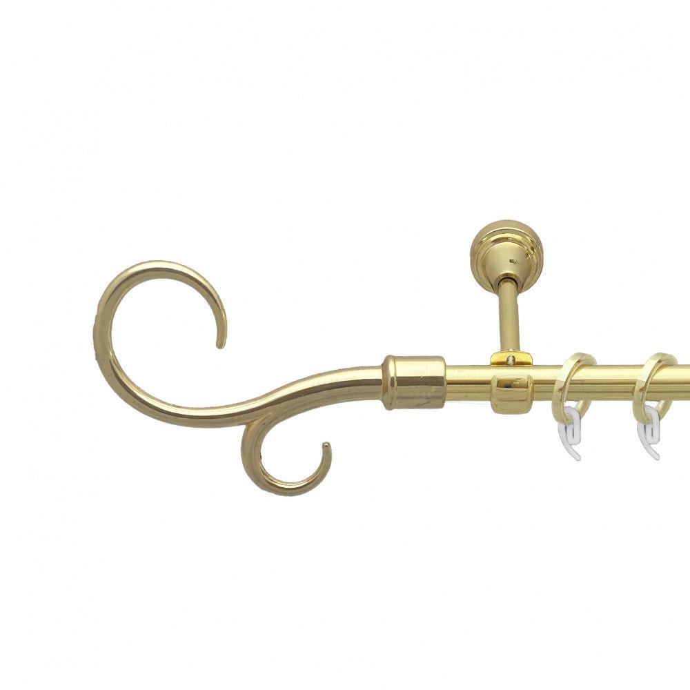 Карниз металлический Orvit Крюк Двойной однорядный открытый/гладкая труба/кольцо фасонное металлическое Золото 16 мм 200 см (7751855) Карниз металлический Orvit Крюк Двойной однорядный открытый/гладкая труба/кольцо фасонное металлическое Золото 16 мм 200 см (7751855)