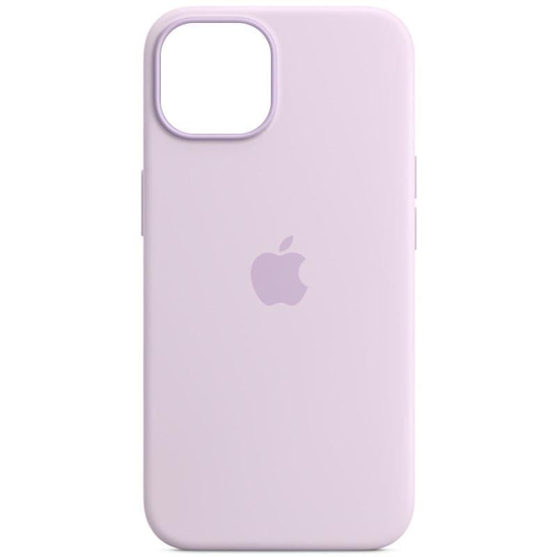 Протиударний чохол Silicone Case Full Protective (AA) для Apple iPhone 14 (6.1") Бузковий / Lilac