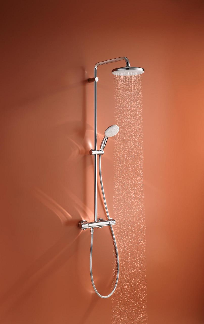 Душова система Grohe Tempesta System 210 з термостатом для настінного монтажу (26811001) - фото 5 Душова система Grohe Tempesta System 210 з термостатом для настінного монтажу (26811001) - фото 5