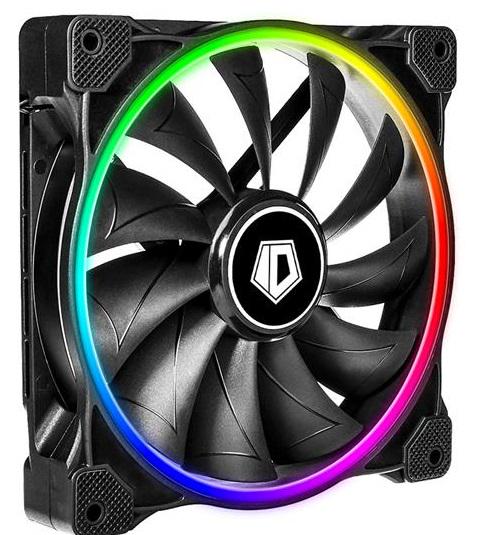 Вентилятор корпусный ID-Cooling ZF-14025-ARGB 140 мм ARGB Black (26075564)