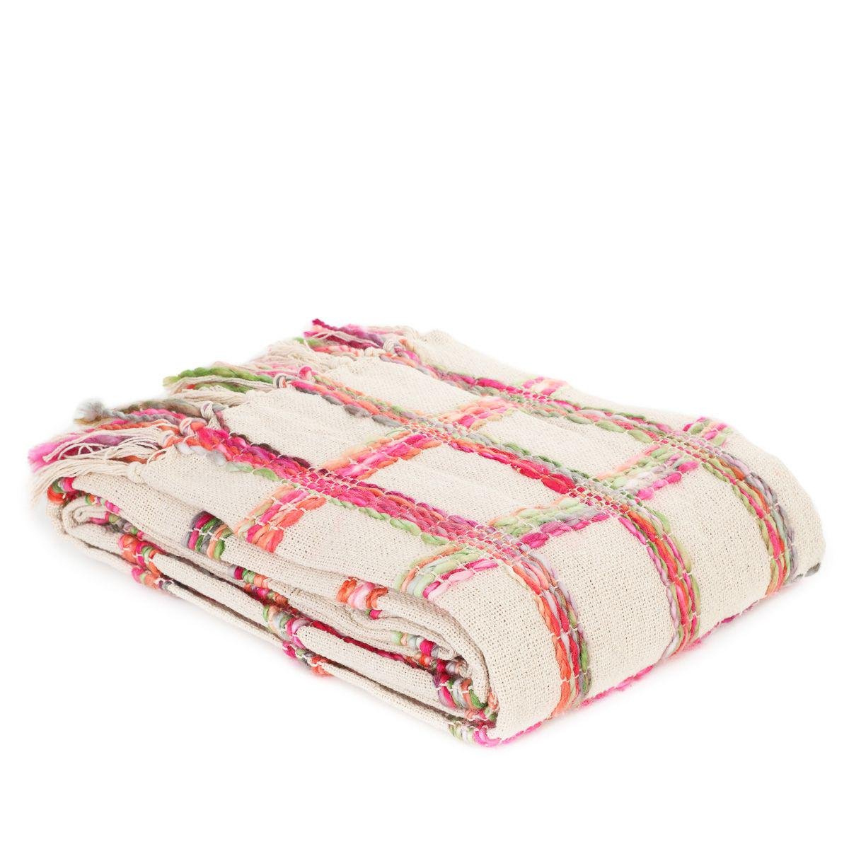 Плед Homla TANIS 130х170 см Кремовый (213153)