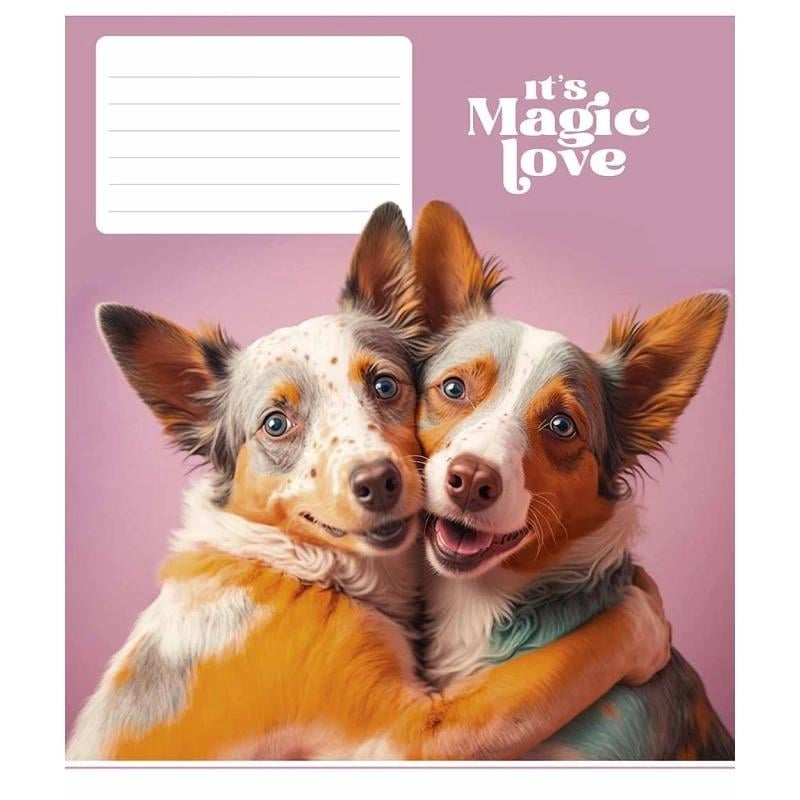 Школьная тетрадь в линейку Школярик 12 листов Разноцветный (NB-286-Z-320)