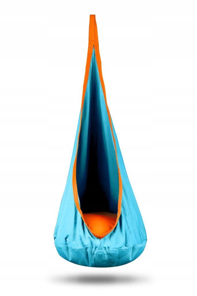Кресло-качели подвесные NEO-SPORT кокон и подушка Бирюзовый (110005)