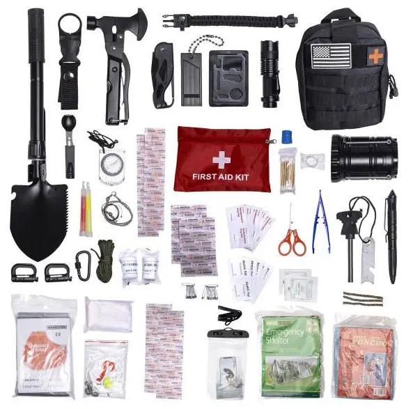 Набор для выживания туристический 27в1 с подсумком