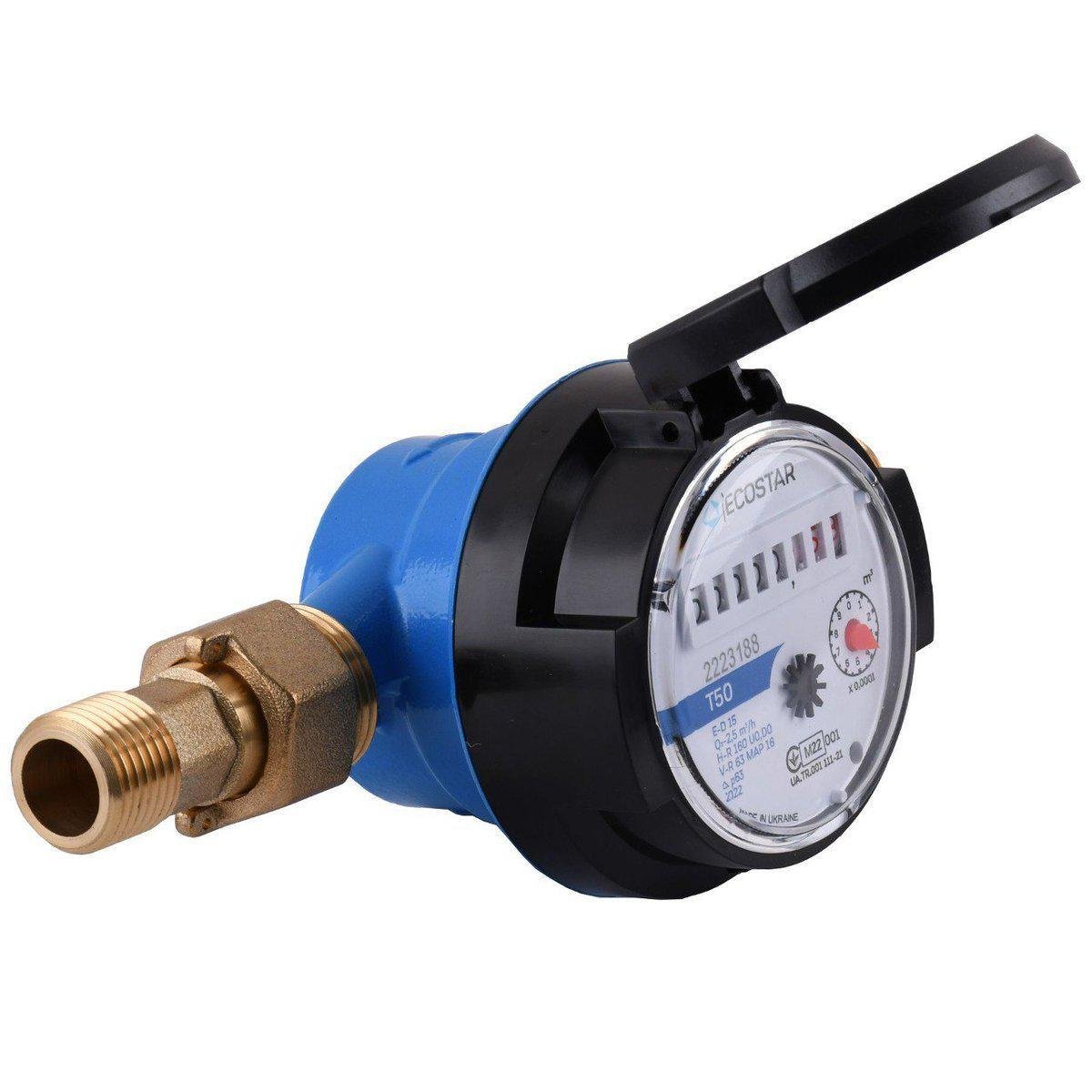 Лічильник холодної води ECOSTAR DN15 1/2" (E-D R160) - фото 2 Лічильник холодної води ECOSTAR DN15 1/2" (E-D R160) - фото 2