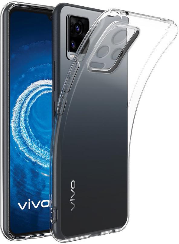 Прозрачный Чехол MultiCam Vivo V20 (ультратонкий силиконовый) (23544)
