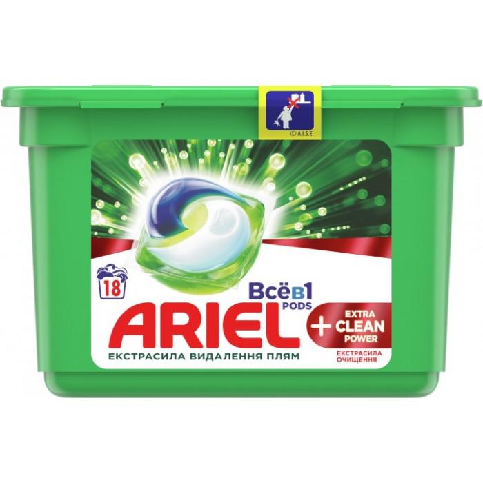Капсули для прання Ariel Pods OXI Effect 18 шт.