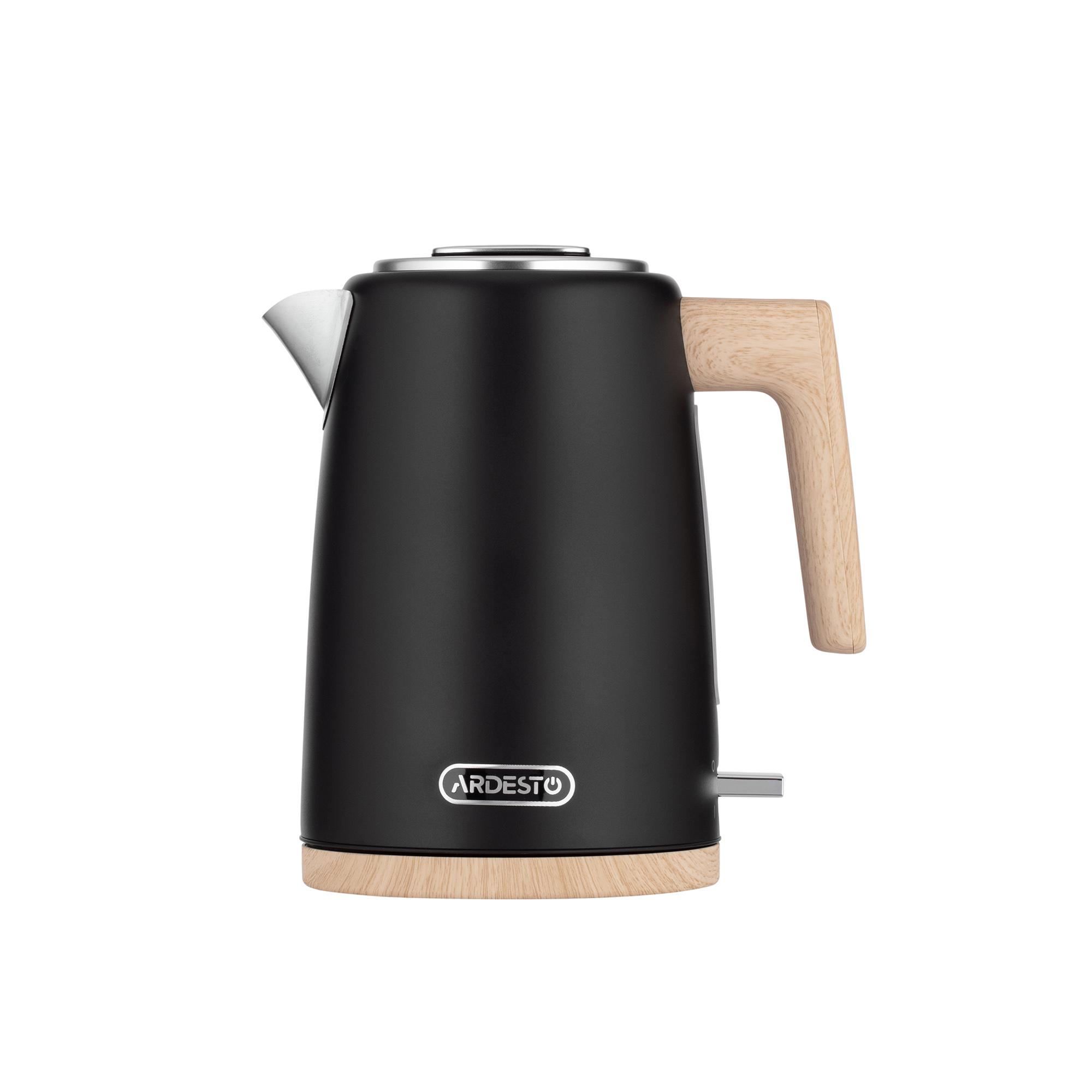 Электрочайник ARDESTO 1850 Вт металлический контроллер Strix 1,7 л Черный (EKL-F420BWD)