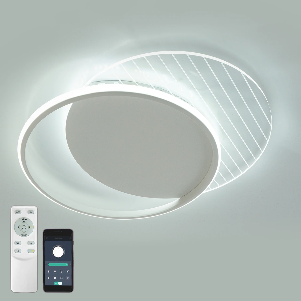Люстра умная LED Smart 60 Вт Белый - фото 5