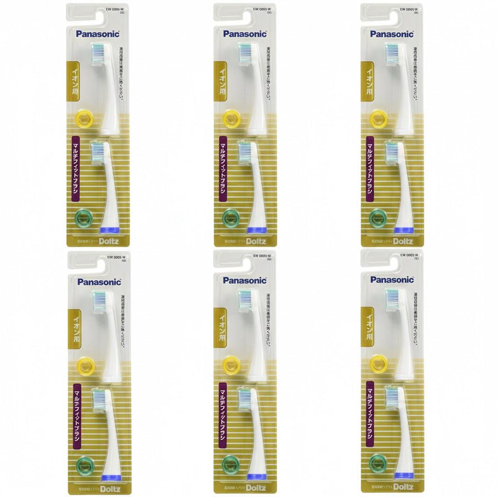 Насадка к электрической зубной щетке Panasonic WEW-0909-AS3 6 блистеров