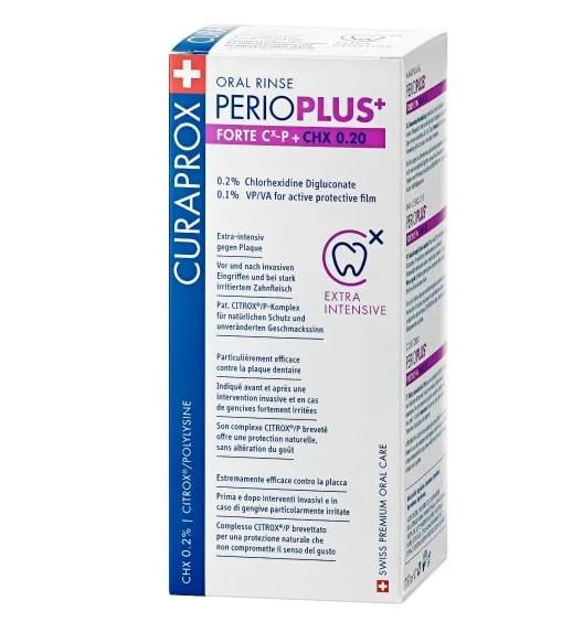 Ополіскувач для ротової порожнини CURAPROX Perio Plus Forte 200 мл (1012) Ополіскувач для ротової порожнини CURAPROX Perio Plus Forte 200 мл (1012)