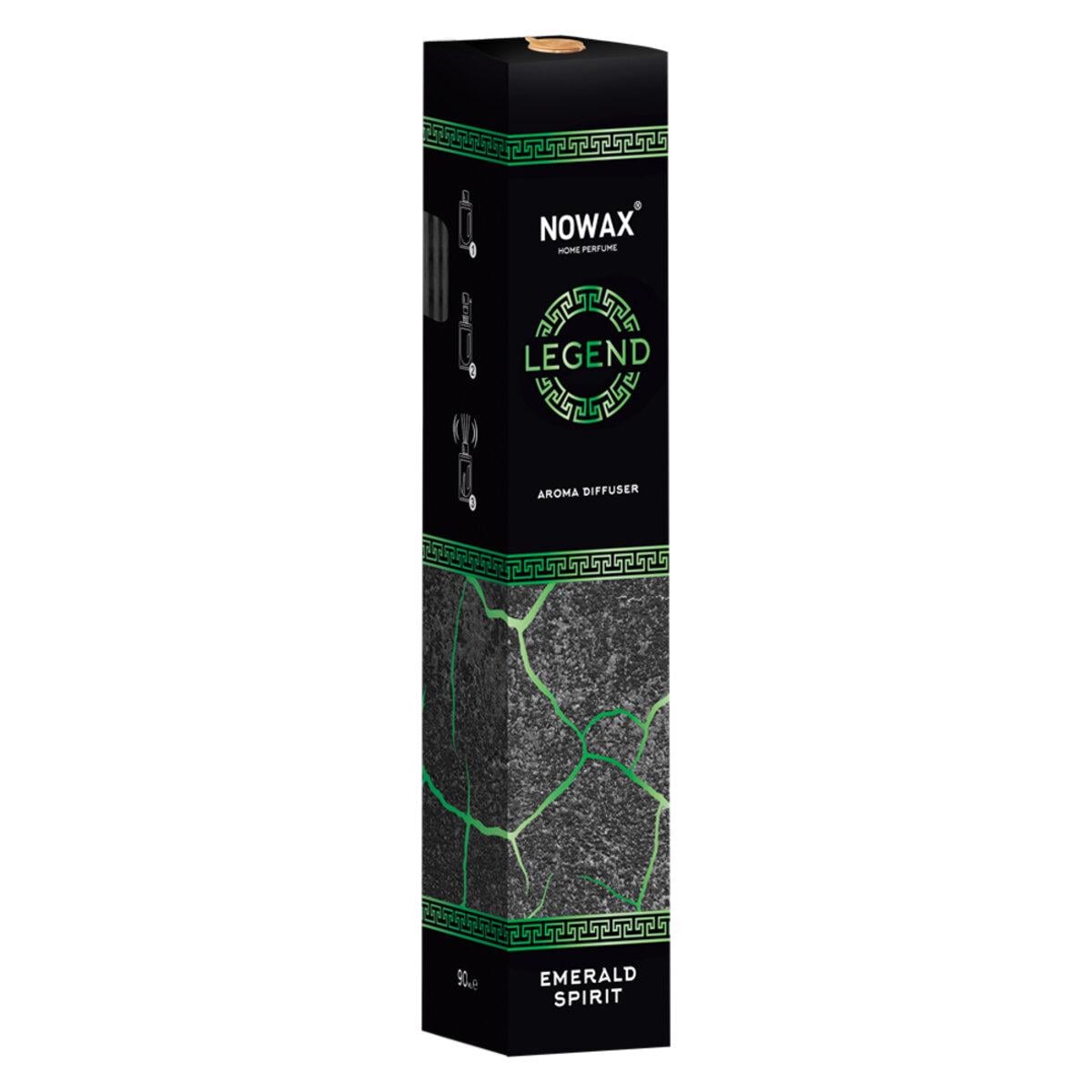 Аромадиффузор с палочками Nowax Legend Emerald Spirit 90 мл