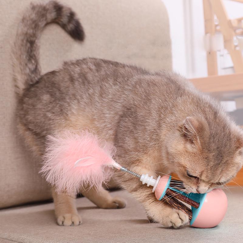 Іграшка для котів 11094 23,5х6 см Рожевий (4570808) - фото 2