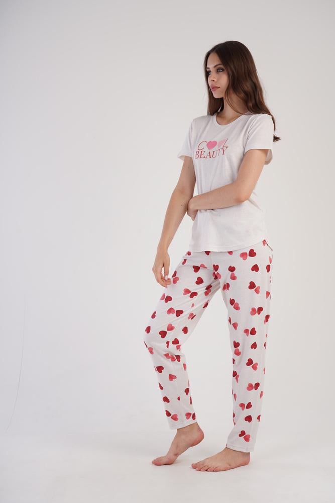 Пижама Vienetta 304006x65 женская M Бежевый - фото 6 Пижама Vienetta 304006x65 женская M Бежевый - фото 6