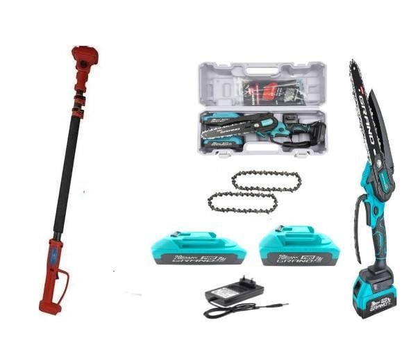 Пила цепная аккумуляторная Grand PRO АПЦ-20V/6 VS'2500 2 аккумулятора телескопическая штанга-удлинитель 1,6-2,5 м (24197359) Пила цепная аккумуляторная Grand PRO АПЦ-20V/6 VS'2500 2 аккумулятора телескопическая штанга-удлинитель 1,6-2,5 м (24197359)