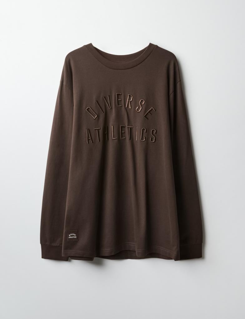 Лонгслів чоловічий Diverse ATH LG 3 235 2XL Темно-коричневий (5902598911940) - фото 2 Лонгслів чоловічий Diverse ATH LG 3 235 2XL Темно-коричневий (5902598911940) - фото 2