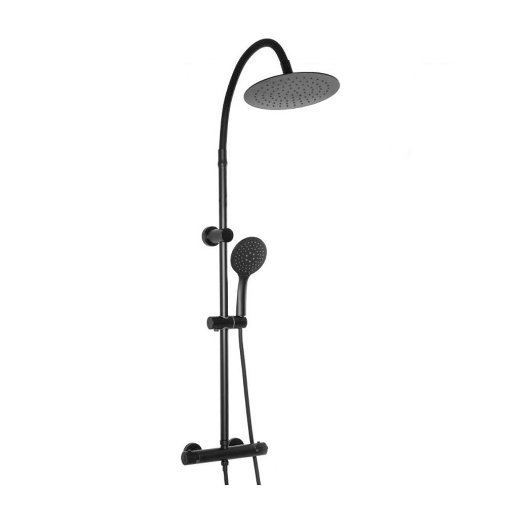 Душевая система Rea Flex с термостатом 91 см Черная Душевая система Rea Flex с термостатом 91 см Черная