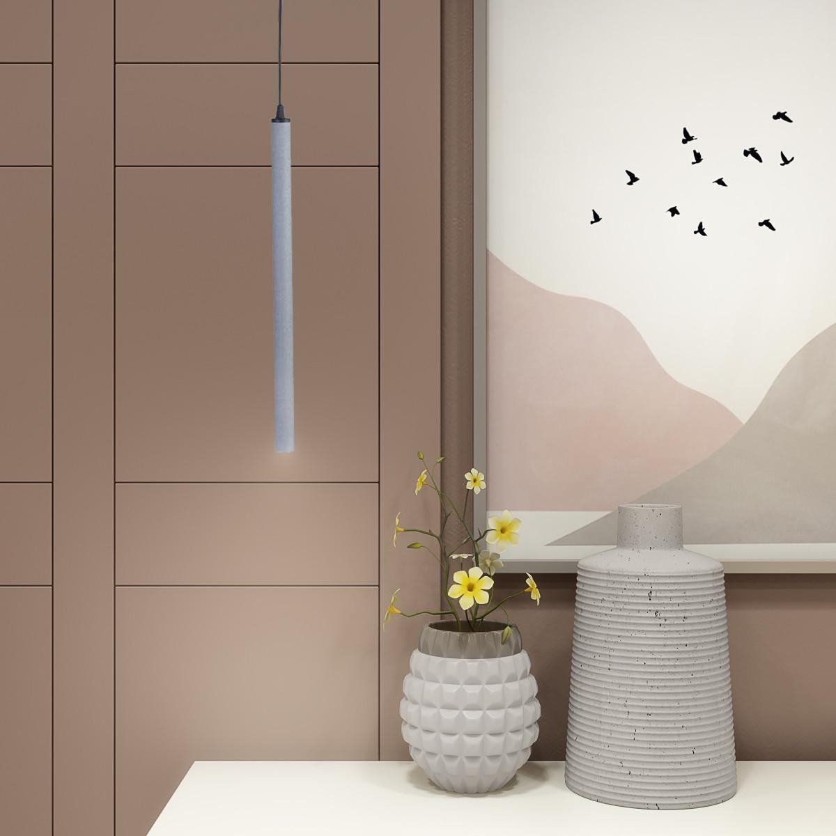 Подвесной светильник MSK ELECTRIC Beatrice под одну лампу G9 Серый (MR 3045 GR) - фото 2 Подвесной светильник MSK ELECTRIC Beatrice под одну лампу G9 Серый (MR 3045 GR) - фото 2