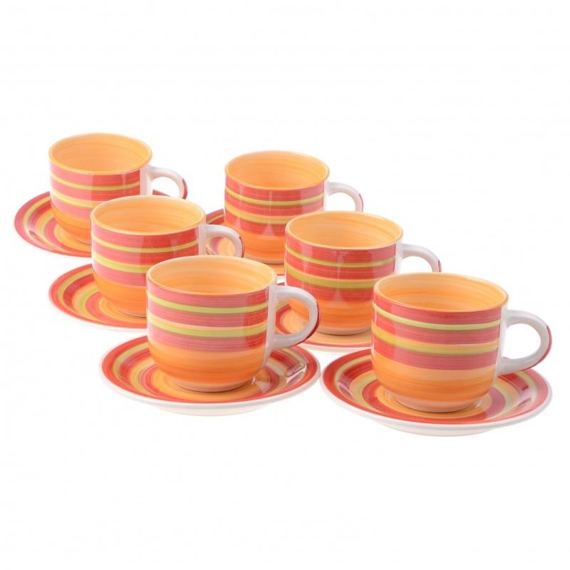 Набір чашок з блюдцями Lora NC23 6 шт.
