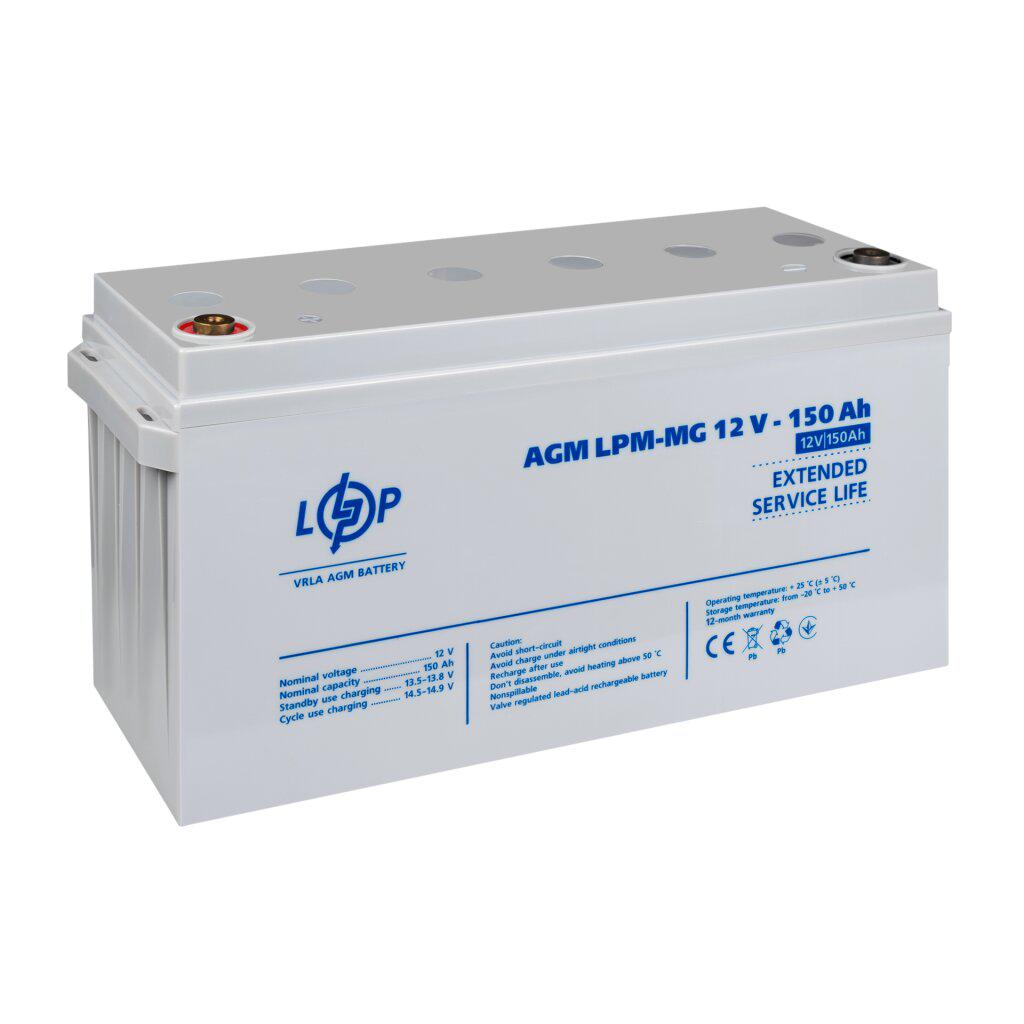 Аккумулятор мультигелевый для ИБП LogicPower LPM-MG 12V 150 Ah (615080) - фото 2 Аккумулятор мультигелевый для ИБП LogicPower LPM-MG 12V 150 Ah (615080) - фото 2