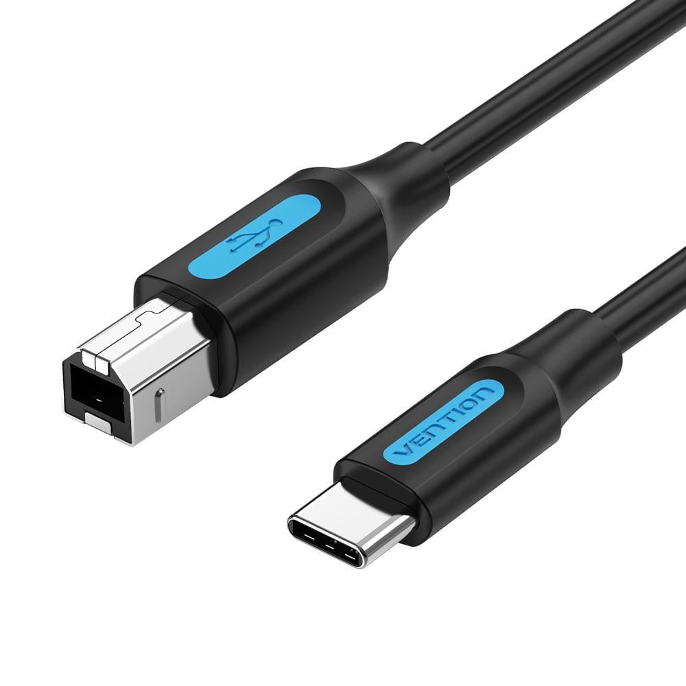 Кабель для принтера Vention USB-C/USB-B 0,5 м Чорний (CQUBD)