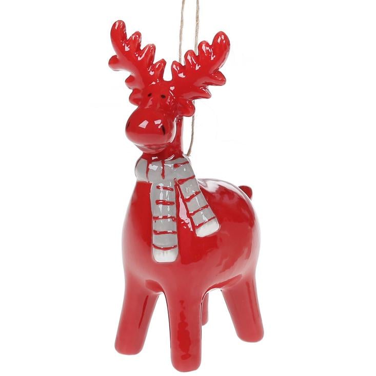 Фигурка-подвеска BonaDi Олень Бордовый (834-342)