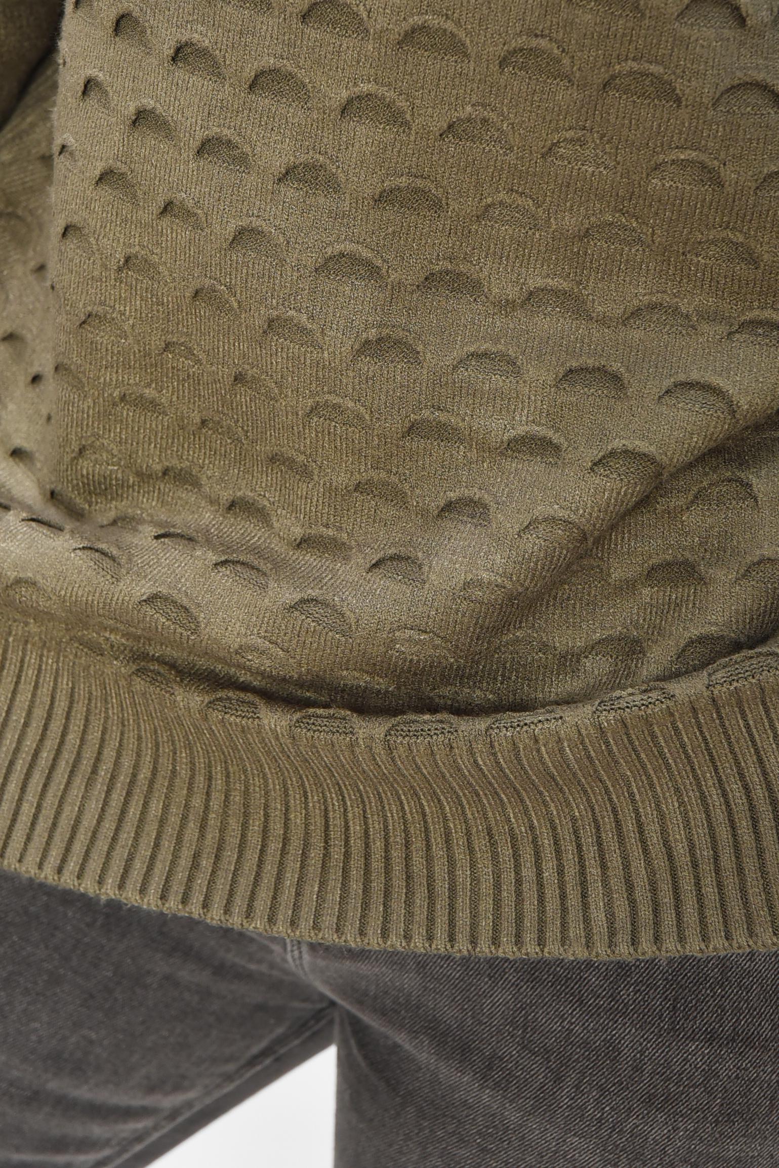 Светр жіночий 206601 однотонний XL-2XL Темно-зелений (206601_!335387_48-50) - фото 4 Светр жіночий 206601 однотонний XL-2XL Темно-зелений (206601_!335387_48-50) - фото 4