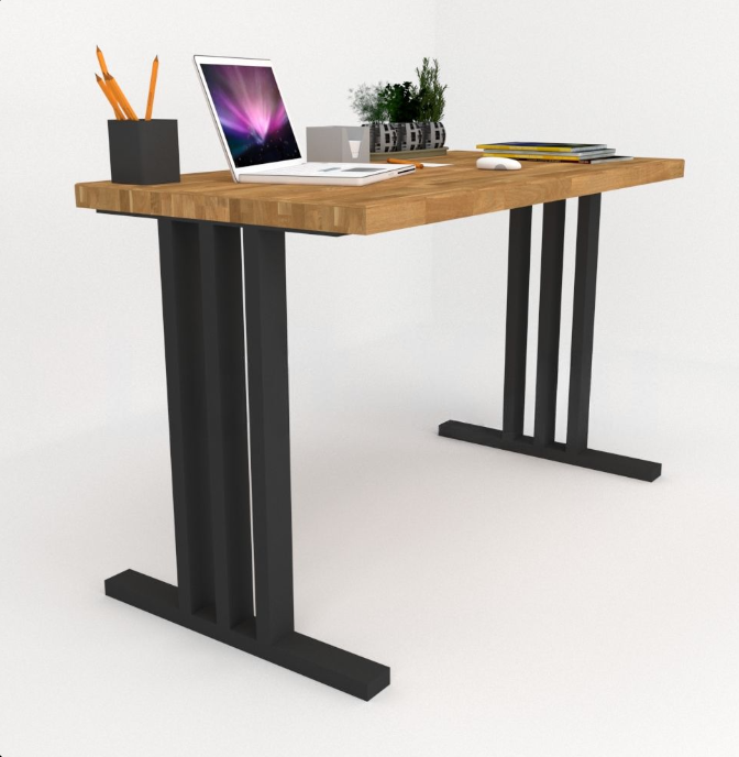 Письмовий/офісний стіл EcoLoft IN-2038 Лофт 120х60 см Коричневий (23055289) - фото 2 Письмовий/офісний стіл EcoLoft IN-2038 Лофт 120х60 см Коричневий (23055289) - фото 2