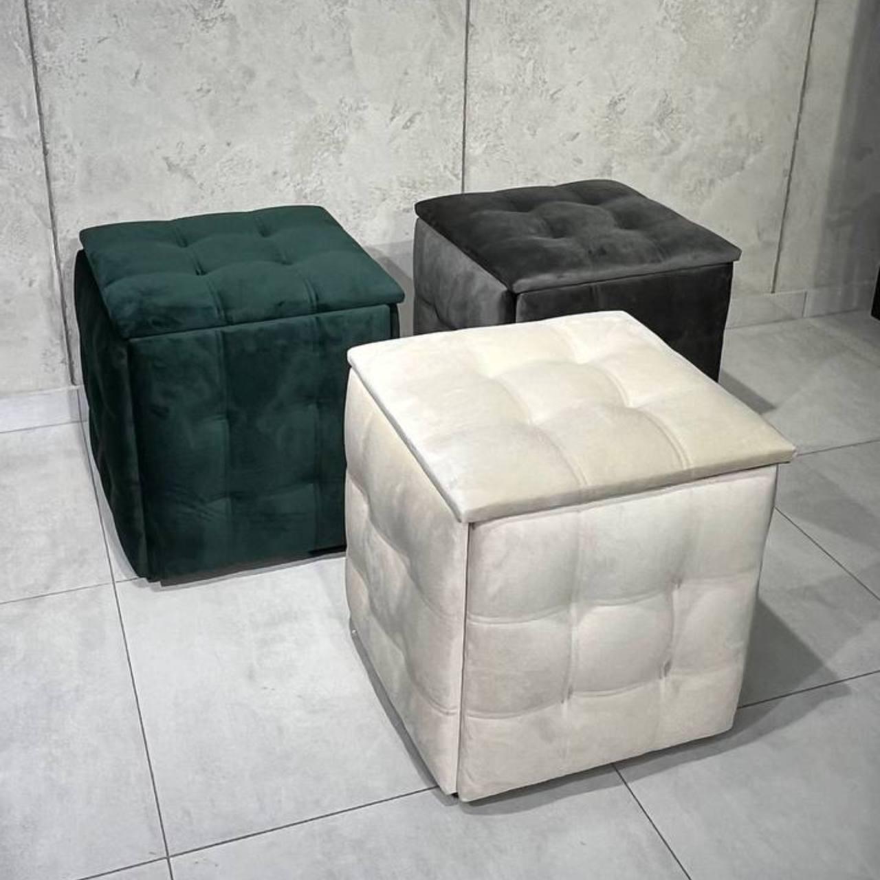 Пуф-трансформер велюровый 5в1 мягкий Бежевый (000088975) - фото 4