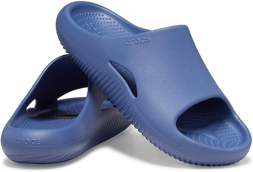 Шльопанці чоловічі утеплені Crocs Mellow Slide Bijou р. 43-44 Світло-синій (15890)