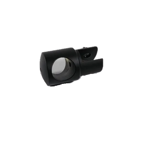 Кріплення штанги ​​наскрізне HDL-914 для скла 8-12 мм з нержавіючої сталі Чорний