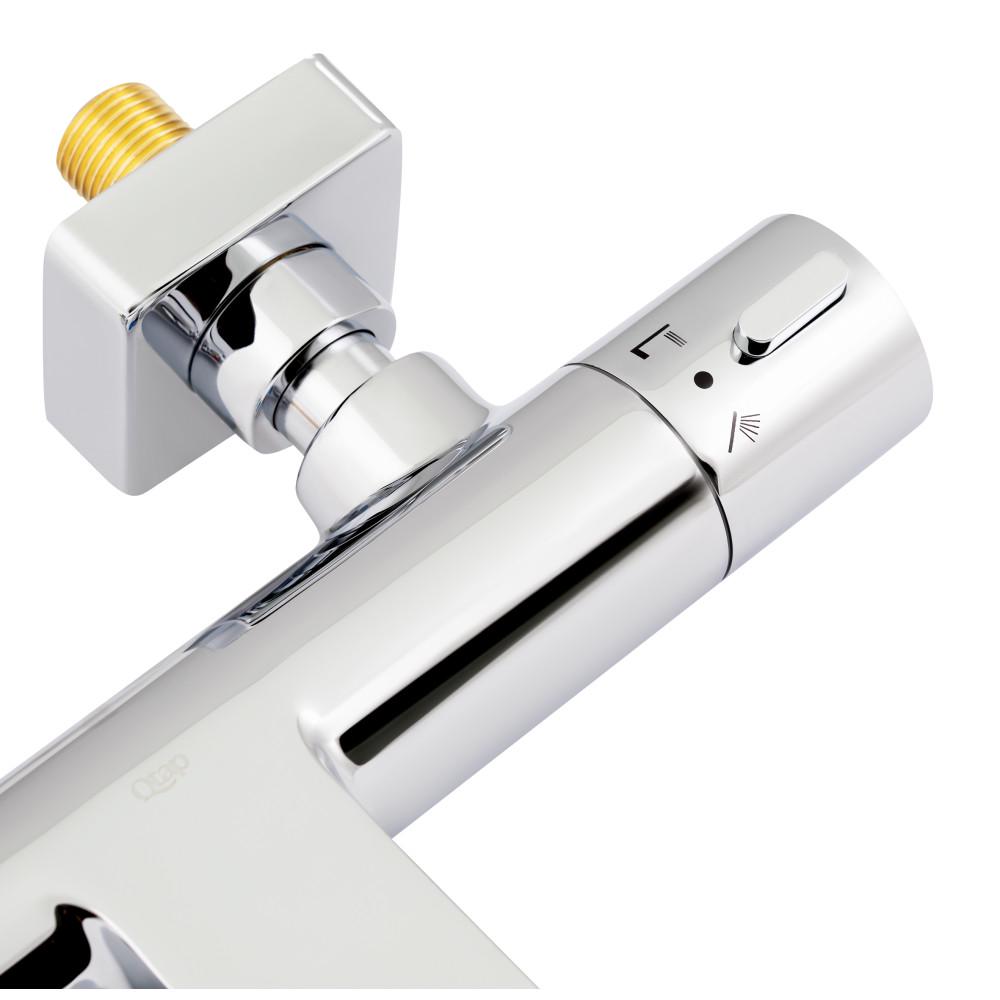 Змішувач для ванни Qtap Votice QVTC30T105GC термостатичний Chrome (2553560473) - фото 5