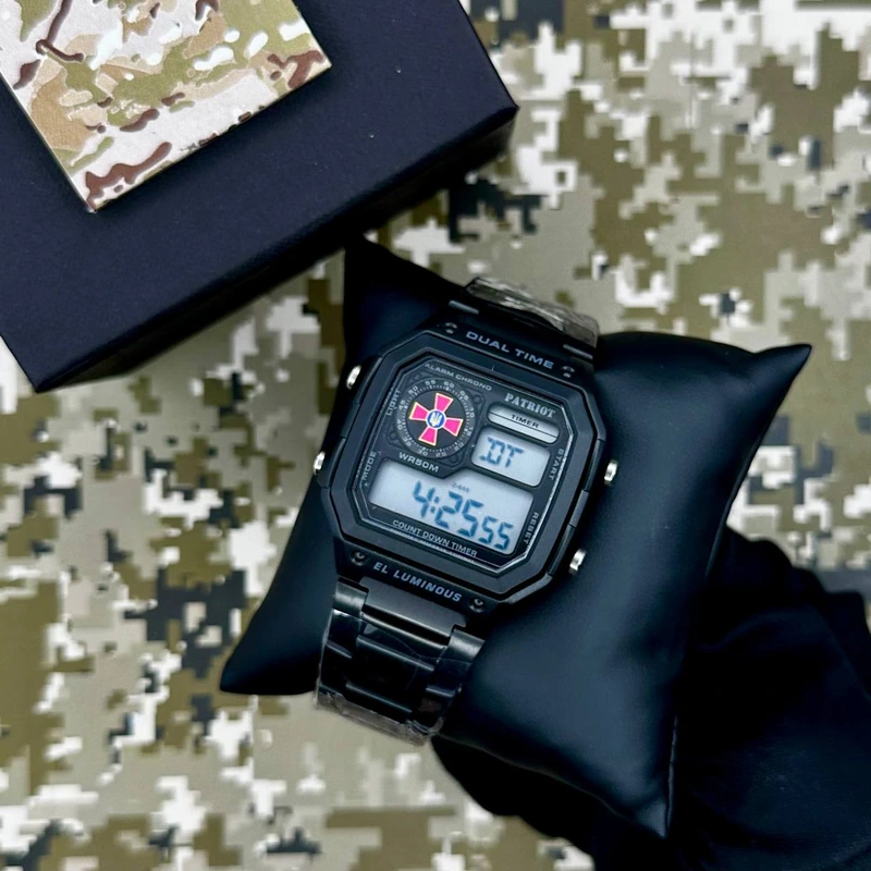 Наручные часы Patriot 011SISU ВСУ с коробкой Черный - фото 2 Наручные часы Patriot 011SISU ВСУ с коробкой Черный - фото 2