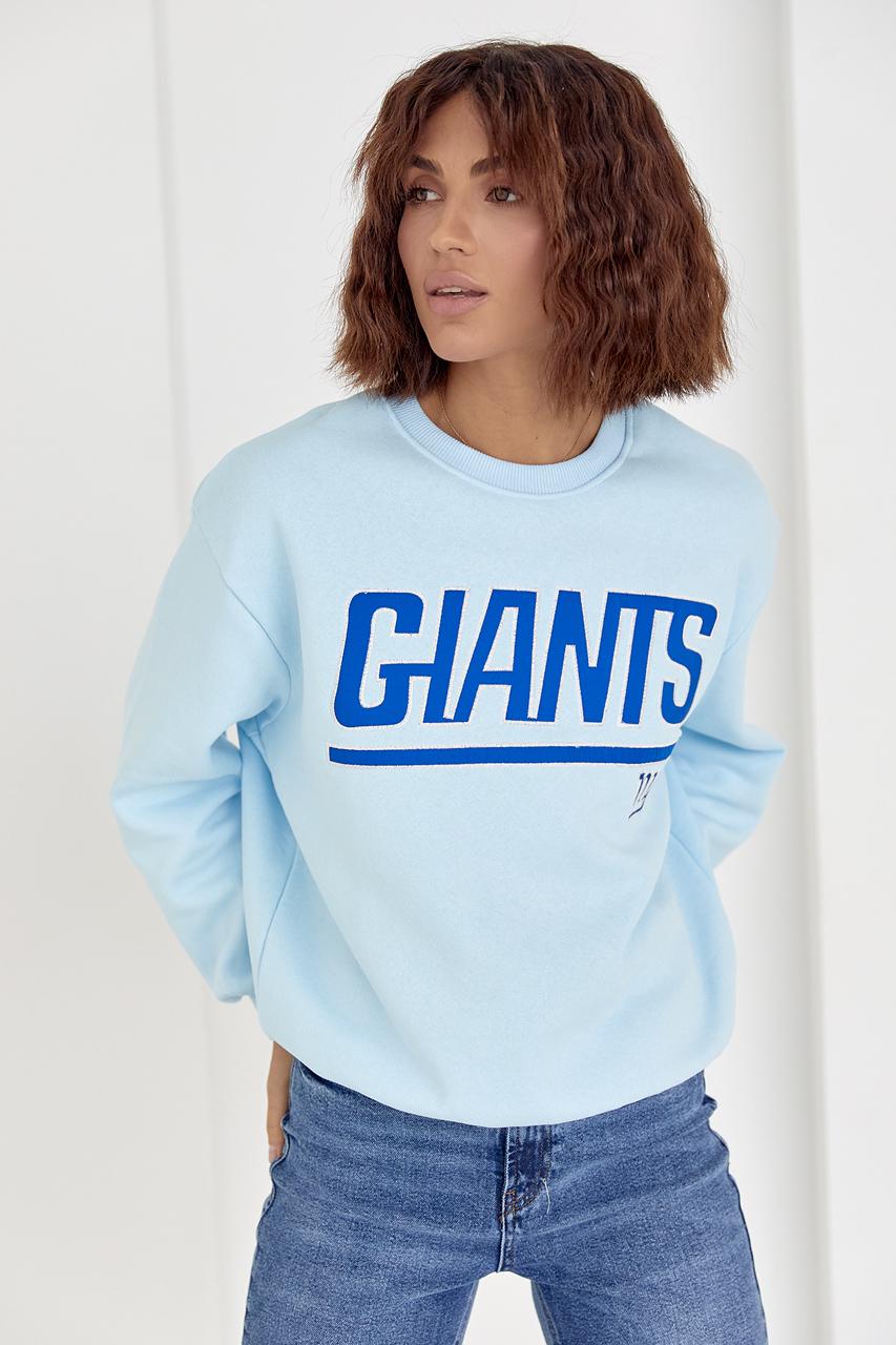 Свитшот женский "Giants" L Голубой (12489525)