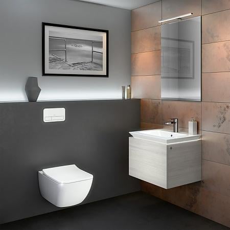 Унитаз подвесной Villeroy&Boch VENTICELLO 4611RS01 безободковый с сиденьем с микролифтом (69576) - фото 4