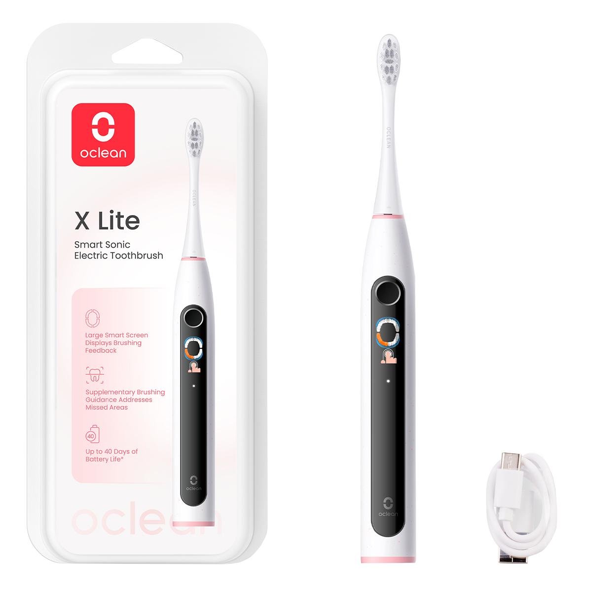 Електрична зубна щітка Oclean X Lite Grey (00-00118088) Електрична зубна щітка Oclean X Lite Grey (00-00118088)