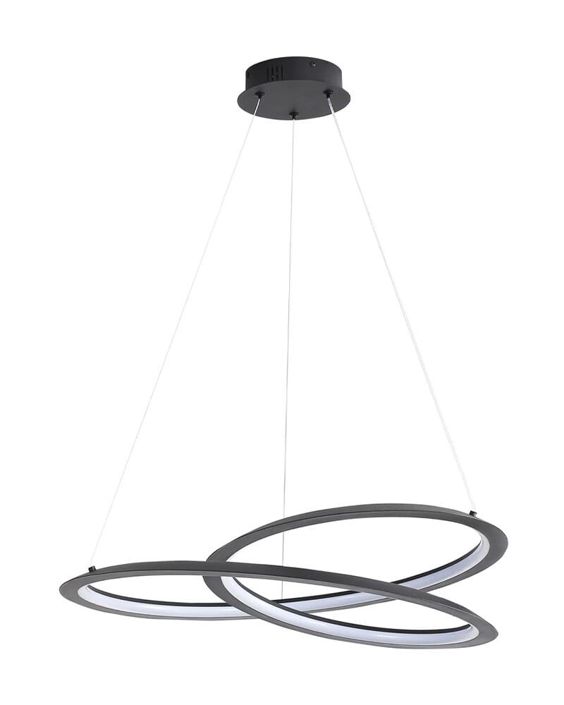 Светильник подвесной Polux 331106 Tango LED 1x44W 4000K 5300Lm IP20 Черный (26394506)